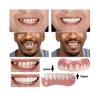 Extra Thin Fake Bright White Tooth Veneers Silicone Soft Safe Adhesive Denture Hide Shade Braces Comfortable Teeth Orthodontic