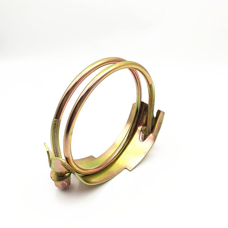 Durable Galvanized Iron Tiger Clip: Anti-Corrosion Strong Hose and Pipe Clamp for Construction