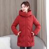 Winter Women's Long Fashionable Slim Warm Simple Versatile Coat