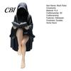 Halloween Decor Statue Black Robe Girl Ornament, Dark Style, with Balanced PLA Material Figurine Base Sitting Figurine, Durable Detailed Texture