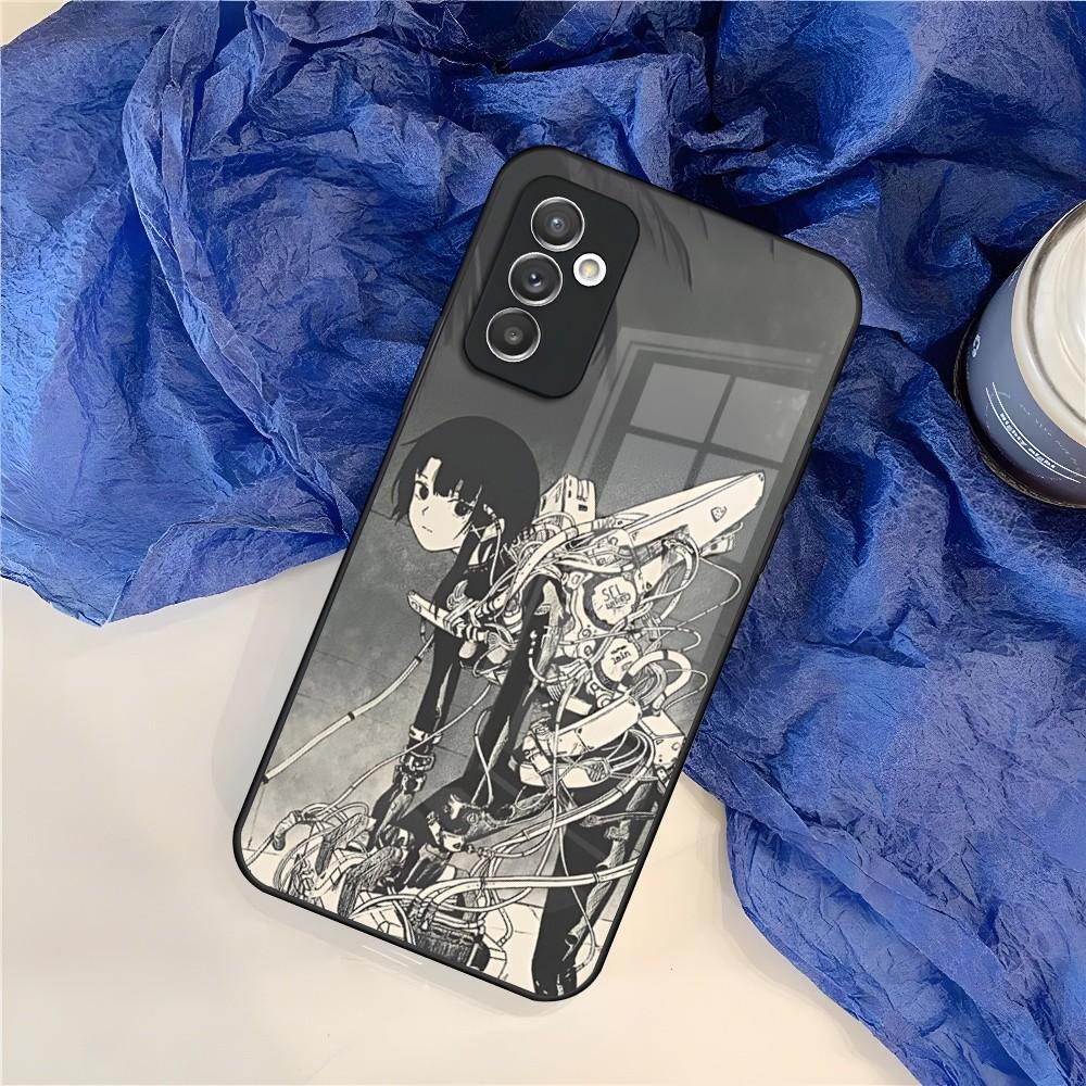 S-Serial E-Experiments L-Lain Phone Case for Samsung Galaxy S24 S23 S22 S21 S20 A24 A34 A54 A53 Note20 M54 Fe Ultra Plus Glass