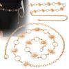 Vintage Woman Chain Belt Gold Dress Cummerbands All-match Punk Waistbands  Clothing Accessories