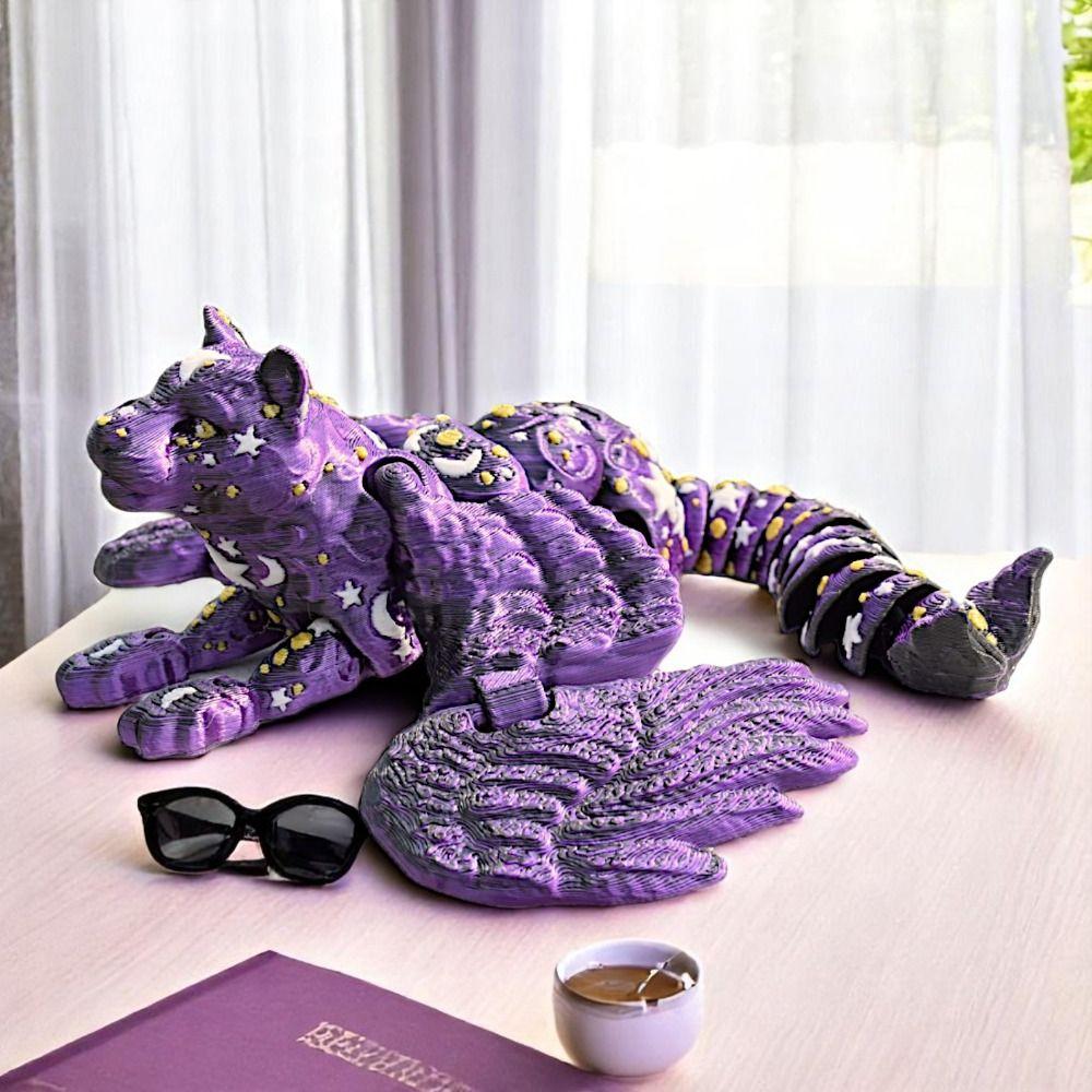 Creative Design Simulation Lion Model Simulation Animal Creative Lion with Wings  Gifts