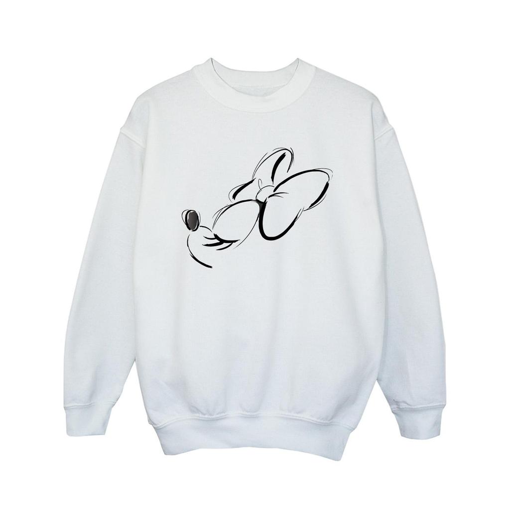 Disney Sweatshirt mit „Minnie Mouse Nose Up“ für Mädchen