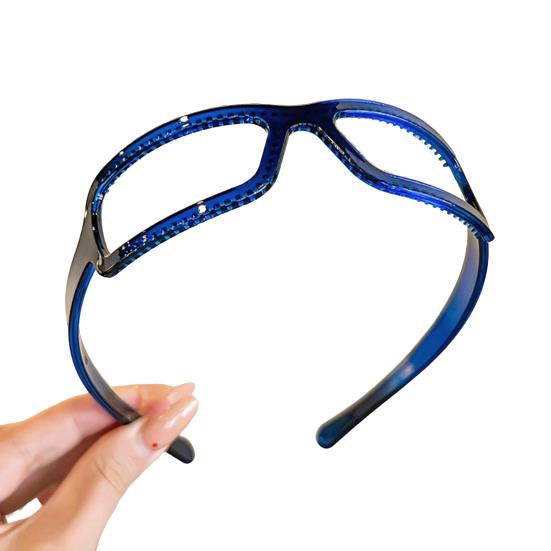 Women Headband Anti-slip Teeth Glasses Frame Design Acrylic Material Lightweight Hair Hoop Hair Accessories