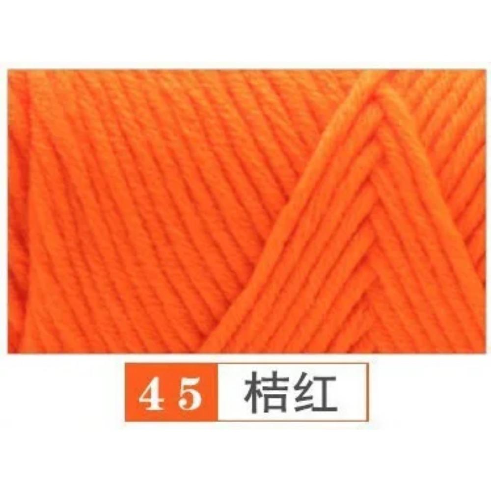 100g Pure Colour Lover Yarn Soft Milk Cotton Yarn Woolen Yarn 8 Ply Thread for Knitting Scarf Wool Handmade DIY Scarves Gift