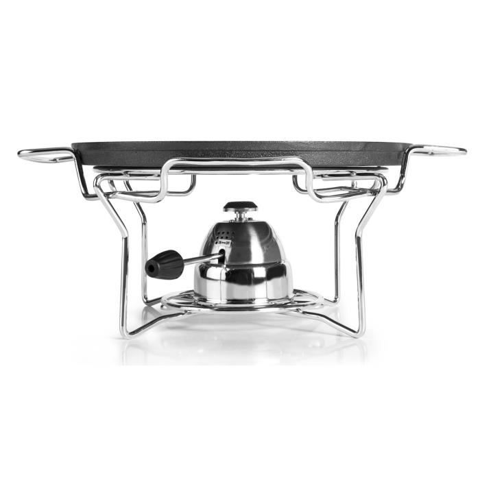 Support Pour Plat En Fonte - IBILI - 33 Cm - Acier Inoxydable - 2 Anses - Tous Feux Compatibles