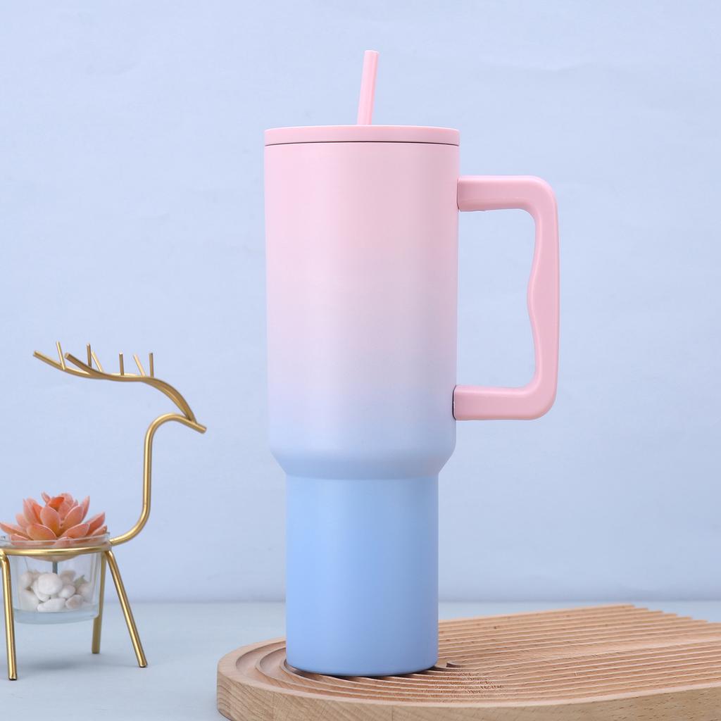 Cups 30/40oz Stainless Steel Car Bottle Large Capacity Water Cup Thermos for Home Car Cold-resistant Bottle Insulated Travel Mug