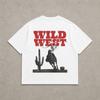 Wild West Cowboy Graphic T-Shirt, Vintage Western Tee, Rodeo Cowboy Shirt, Retro Desert Graphic Tee, Americana Streetwear