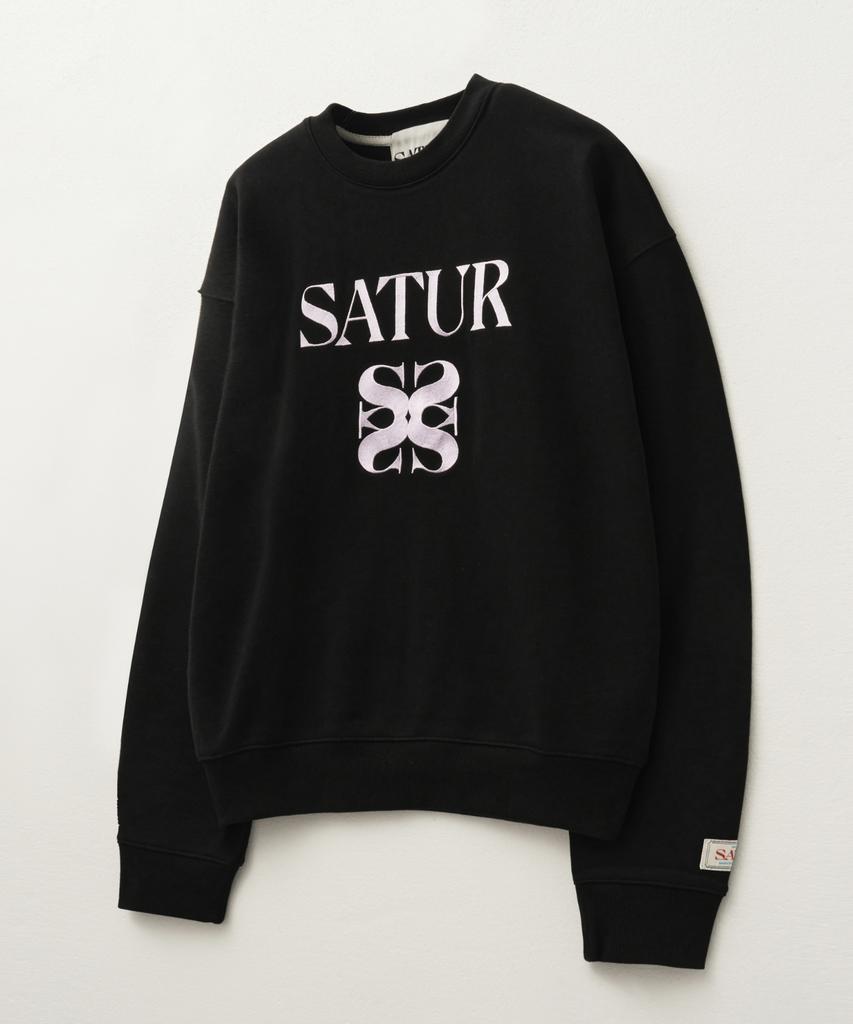 Seteo Classic Logo Sweatshirt Black Pink