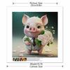 New Arrival 5D DIY Full Circle Diamond Painting "Comic Piggy" Embroidery Cross Stitch Home Decor Gift