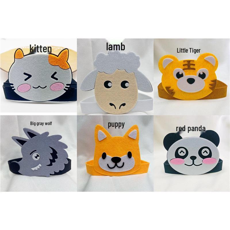 Animal Finger Puppet Display Rack for Kindergarten and Dollhouse Language Areas