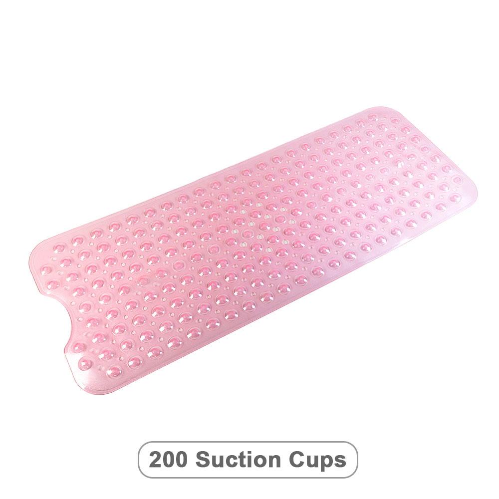 Silicone World PVC Anti-skid Bath Mats Soft Shower Bathroom Massage Mat Suction Cup Non-slip Bathtub Carpet 40x100cm Floor Mat