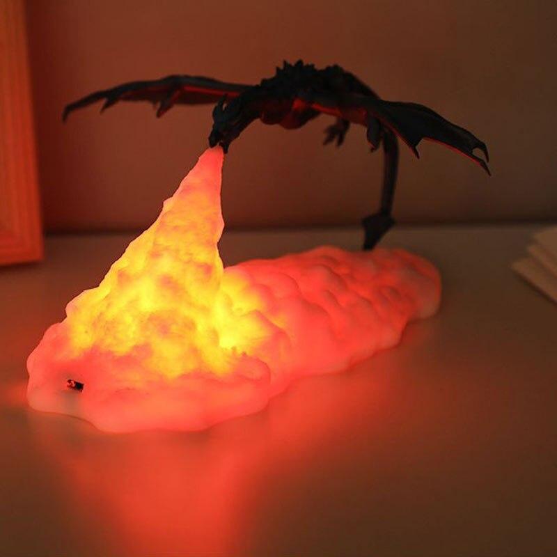 Fire breathing dragon night light Clearance
