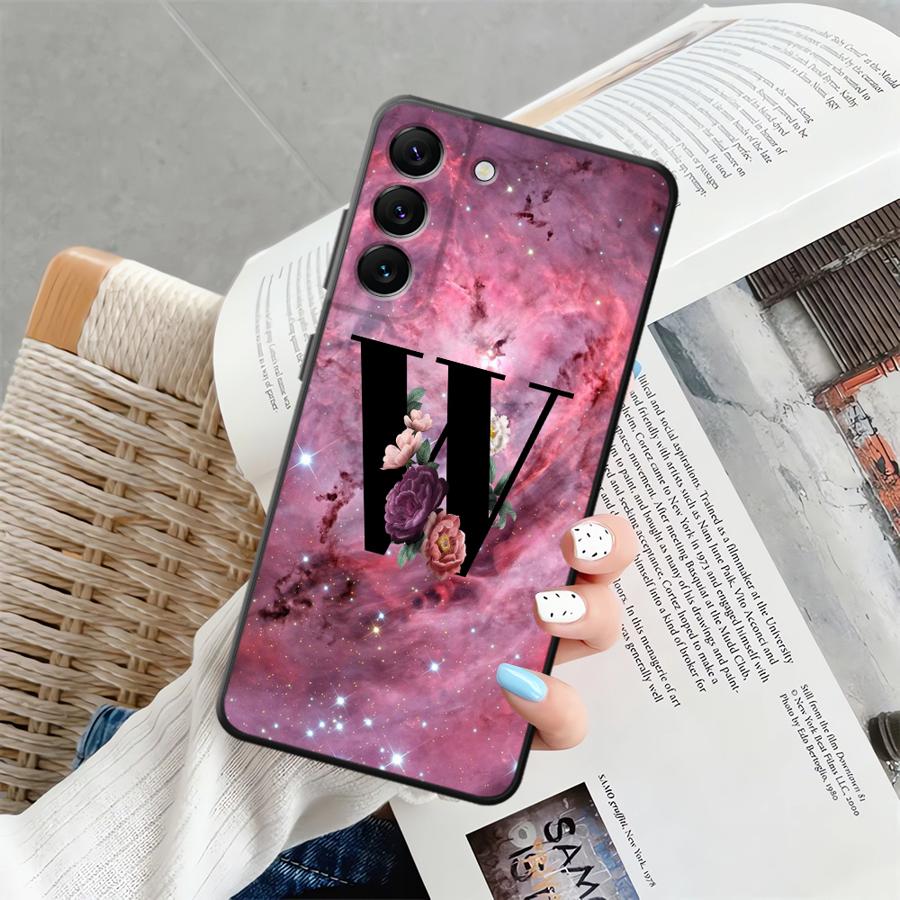 Personalized Letters Case for Samsung Galaxy A23 A73 A51 A55 A37 A06 A25 A16 A57 A15 A53 A17 A05 A52 A36 Phone Cover A12 A70 A13