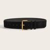 Women Fashion Luxury Design Suede Leather Wide Belt Casual Pin Buckle Waistband Business Waist Strap All-Match Clothes Decor