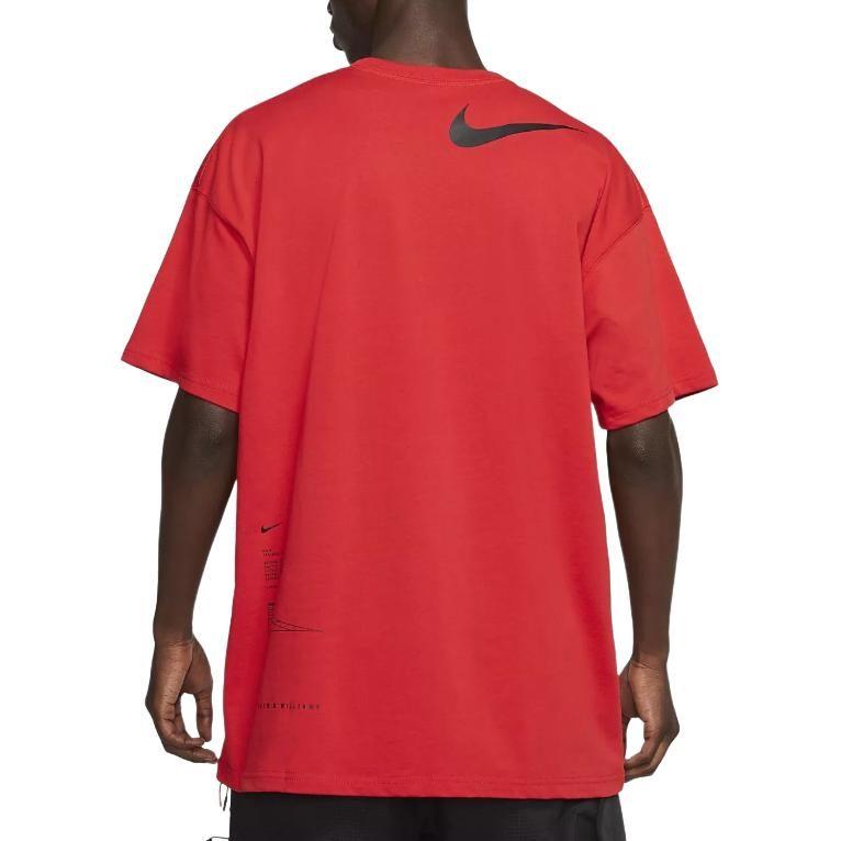 Nike T Shirts Men's Crew Neck Moderate Straight Fit CK0717-657