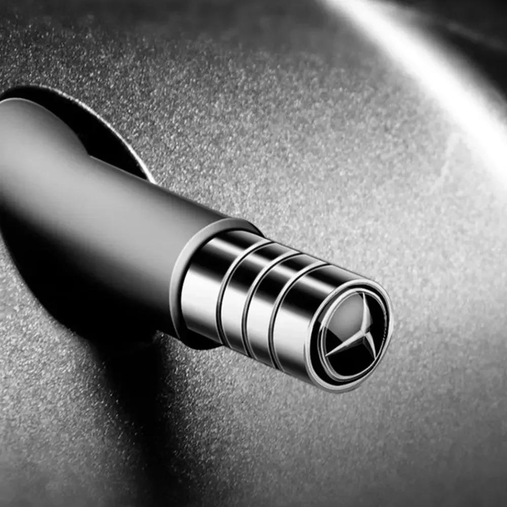 C200 E200 Ny 2025 För Mercedes Benz 4st Metallpläterade Bil Lastbil Cykel Däckventilkorkar Fälgstam Kapslar Ventiler För Mercedes Benz