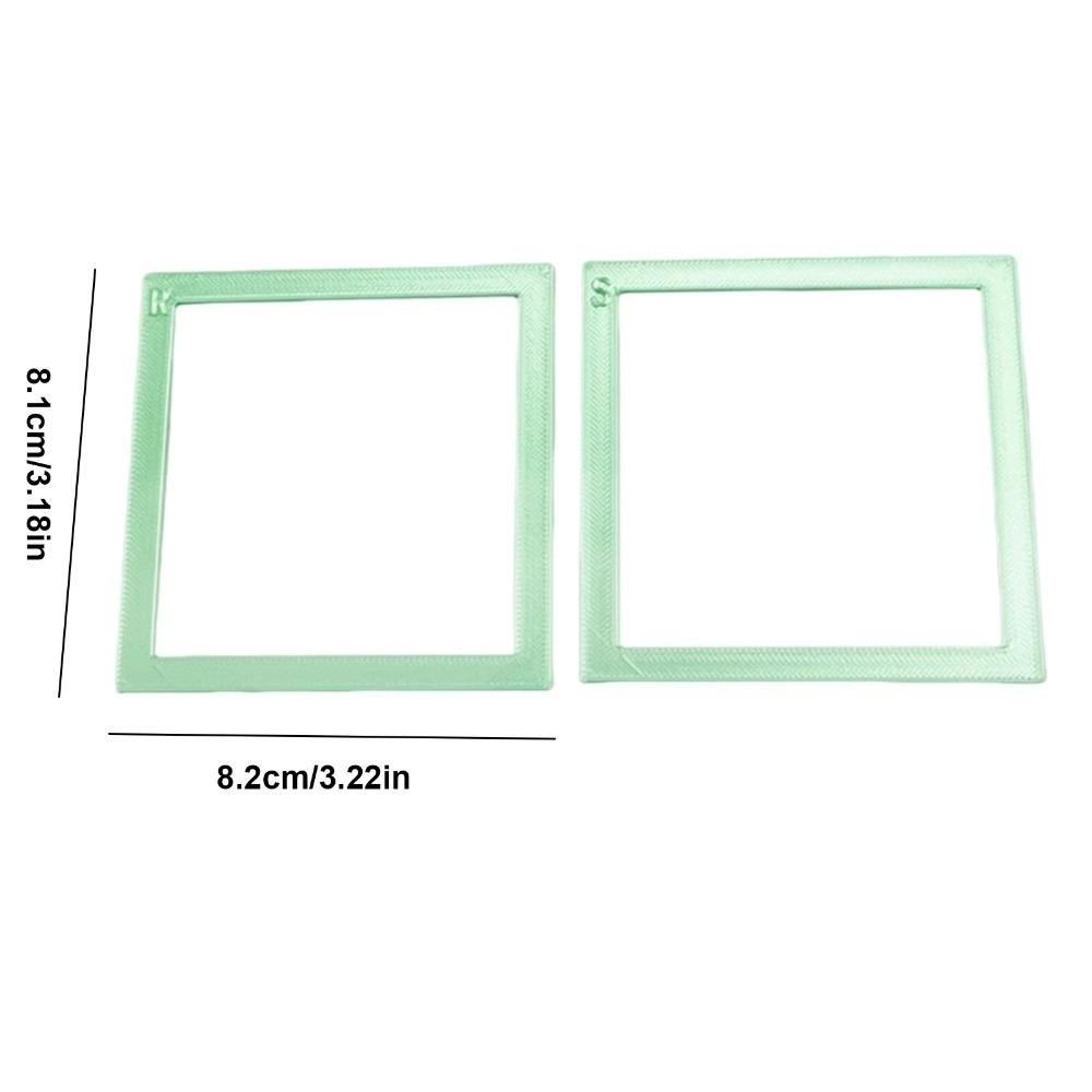 2Pcs DIY Grid Alignment Frames Multi-Specification Diamond Painting Guide Tool