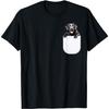 Black Labrador Dog In Pocket, Black Lab Dog Owners Lover Men Women Girls Kids T-Shirt
