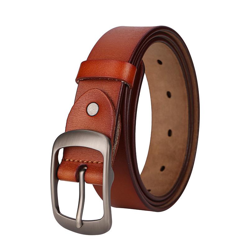 Mens Leather Stylish Waist Belt With Classic Pin Closure Men Fashion Use Daily