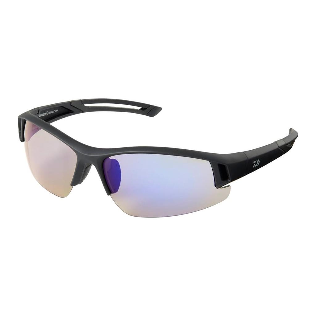 Daiwa Polarized Sunglasses Gray Ice Blue Mirror DN-8066