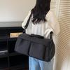 New solid color simple sports fitness bag large capacity casual swimming training bag short dry and wet separation travel bag