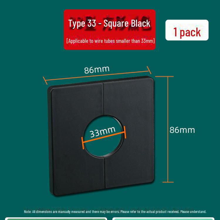 "Cubierta Decorativa para Agujero de Pared para Tuberías de Aire Acondicionado y Grifo"