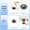 Pop Up Sink Drain Filter for Us Bathroom Sink Stopper Replacement with Removable Stainless Steel Filter Basket Hair Catcher