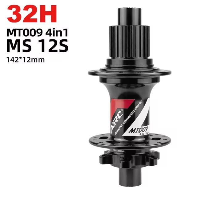 ARC MT009 Fahrradnabe 32 28 36 Löcher 6 Klinken HG MS XD 8 9 10 11 12 Gänge Freilaufkörper Gedichtete Lager MTB Mountainbike Vorder- Hinterradnabe