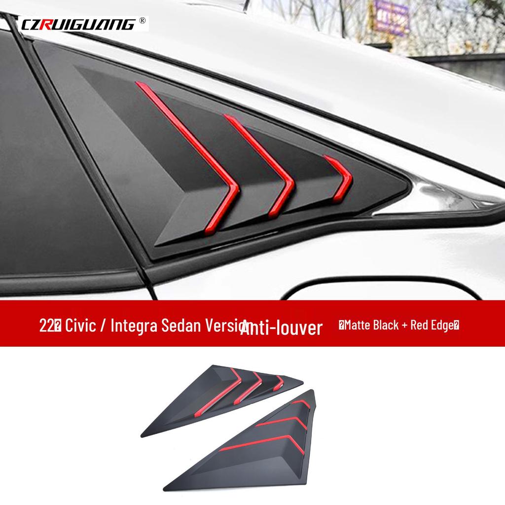 Honda Integra/Civic Front Lip, Rear Spoiler, Side Skirts, Rear Lip, Louvers, and Exhaust Tips Body Kit