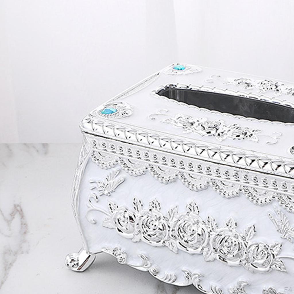 Acrylic Tissue Decor Elegant Design Luxury Napkin Organizer for Kitchen Bathroom Office Living Room