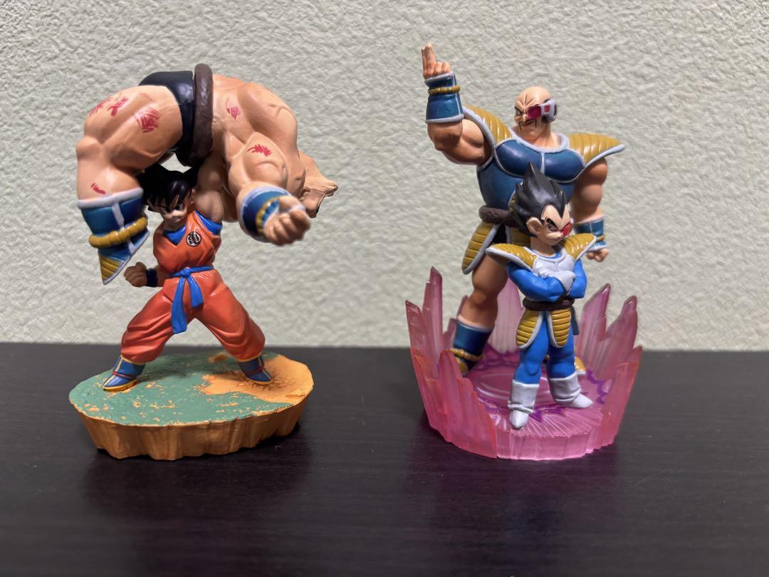 

[USED] Dragon Ball Figures: Dracap Goku, Vegeta, and Nappa