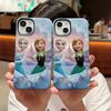 Frozen Elsa Double Layer Phone Case, Compatible with iPhone X/SE/7/8/11/12/13/14/15/16/17 Pro Max Plus