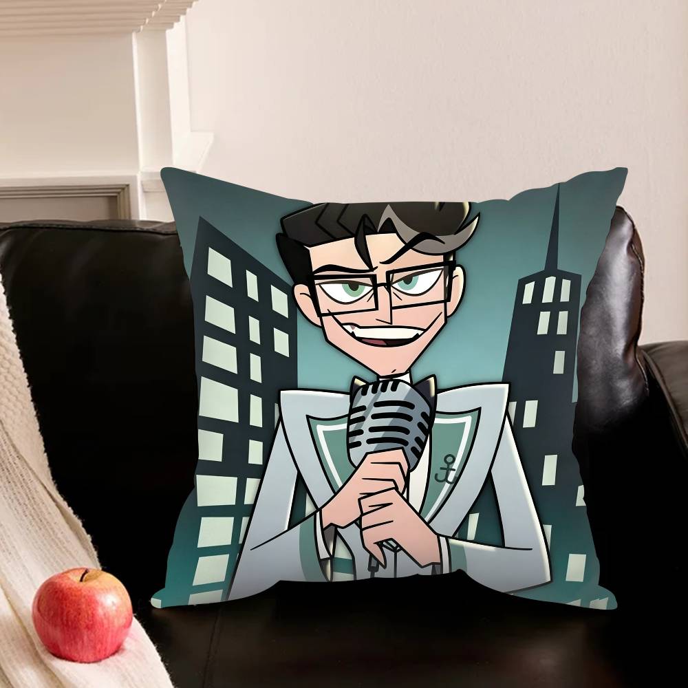 V-Vincent H-Hazbin H-Hotel Various Sizes Square Pillowcase For Car Home Bedchamber Decor