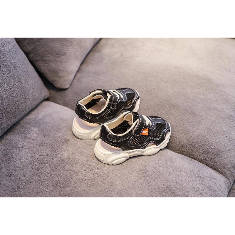 Sommer Halbsandalen, Kinder Weichsohlen Anti-Rutsch Geschlossene Zehen Sandalen, Freizeitschuhe für Jungen und Mädchen, Bären-Thema Strand Schuhe für Jungen und Mädchen.