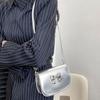 New Design Bowknot Armpit Bag Solid Color Y2k Small Handbag Casual Bow Crossbody Bag  Lady