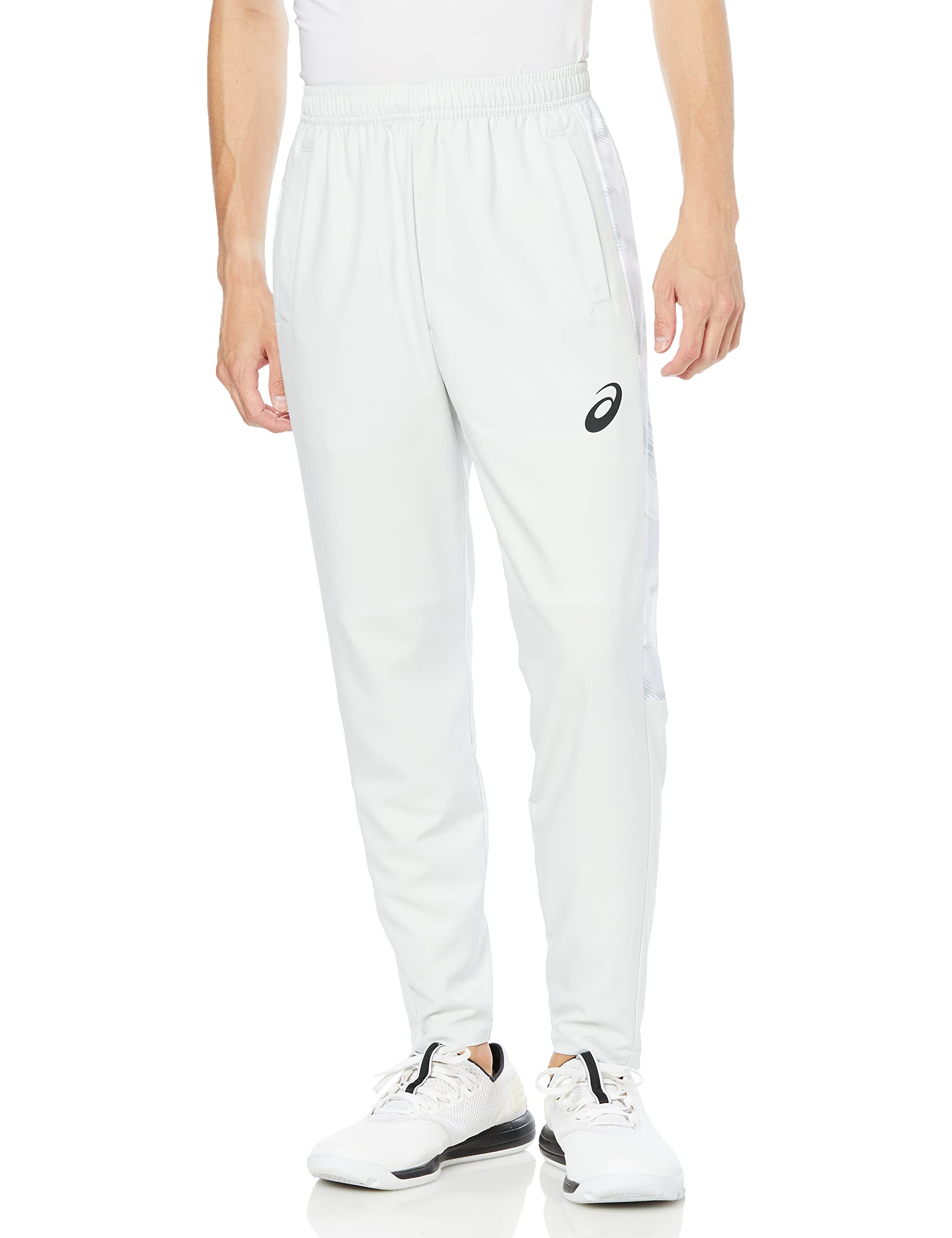 

ASICS 2091A577 Track Field Wear Graphic Woven Pants Lining on Front Men s & (Mesh Thighs)