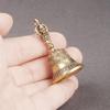 Retro Brass Tibetan Vajra Bell Pendant - Buddhist Demon-Subduing Handbell