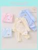 Nonequity Cotton Baby Romper With Tie Closure For Newborns And Infants