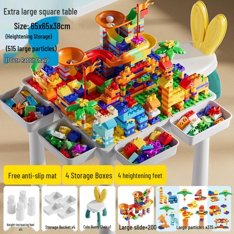 Land Battle Eagle Extra Large Building Block Storage Table Set