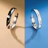 The Little Prince & Rose Couple Rings: Stylish Open Adjustable Design