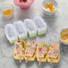 Food Grade Silicone Summer Ice Cream Mold Portable Homemade Ice-Pop Making Mould DIY Quick Frozen Ice Cube Maker Fruit Juice