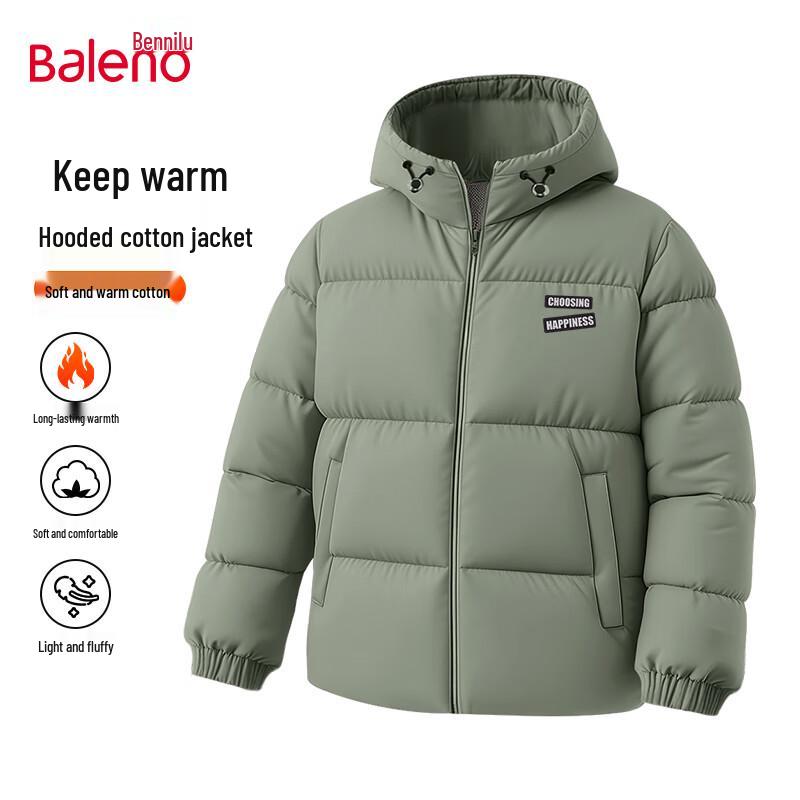 Baleno Men's Winter Casual Hooded Padded Jacket