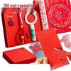 Children's 3D Chinese New Year Paper Cutting Set: Festive Red Paper Window Flowers & Tools