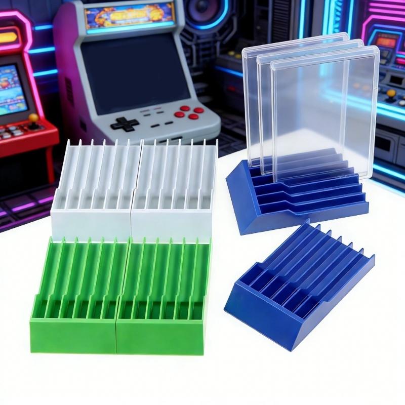 6 Slots Game Card Storage Base Stand for NS2 Game Card Holder Organizers Box ABS Cassette Storage Rack Display Stand