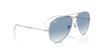 RB3825 Old AVIATOR Silver 58mm Ray-Ban Sunglasses,