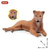 Oenux Original African Wild Animals Simulation Savage Bengal Tiger Siberian Tiger White Tiger Lion PVC Model Educational Toys