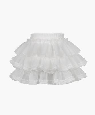 Rough Neck Tutu Pants Skirt White