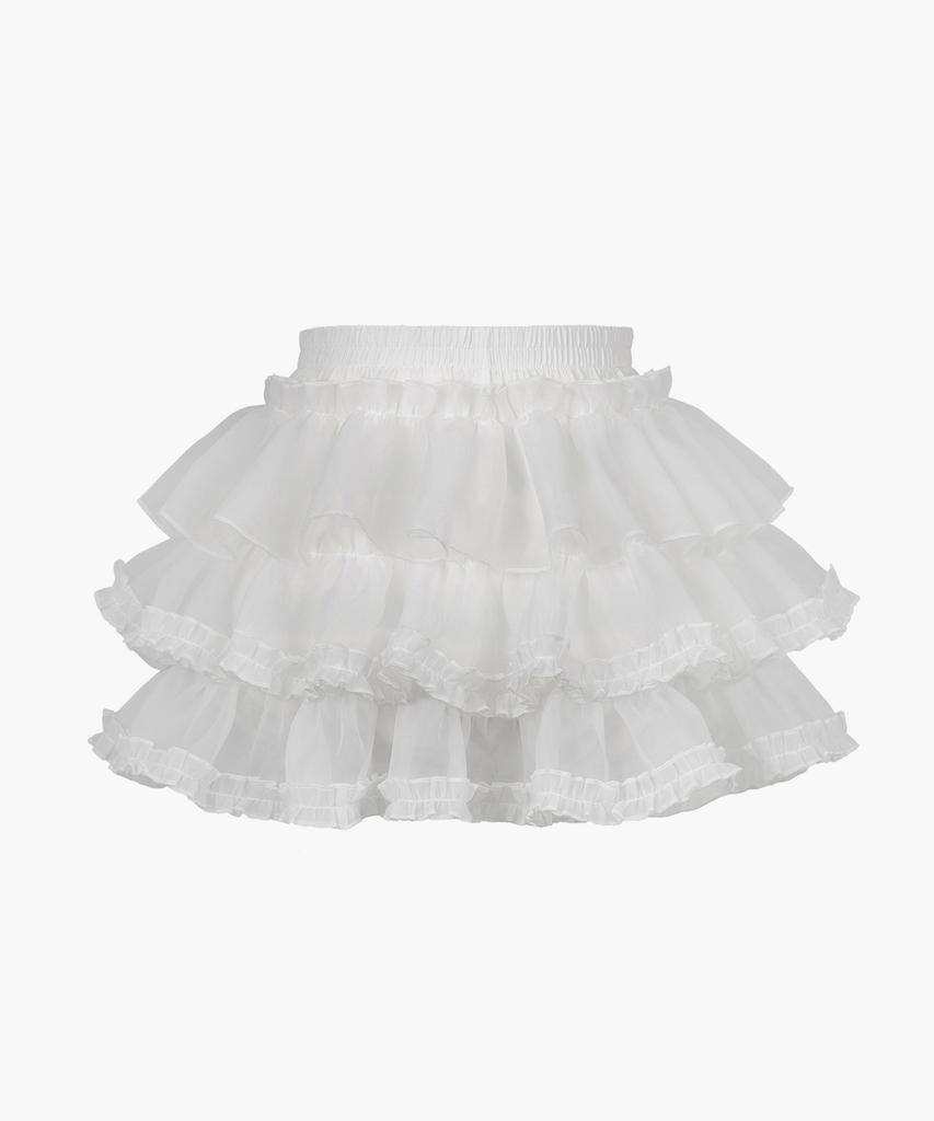 Rough Neck Tutu Pants Skirt White